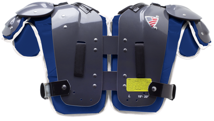 Back view of Schutt All Purpose Pro Gear Shoulder Pad