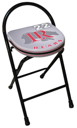 Fisher Edge Custom Printed Stools with custom number design