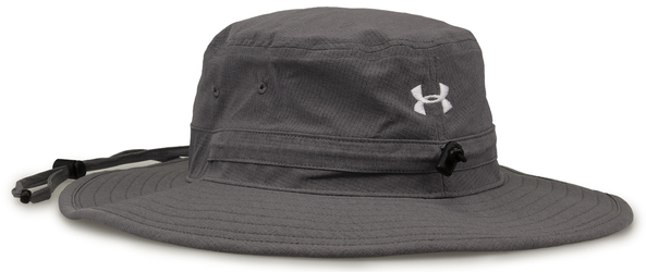 Under Armour Airvent Performance Boonie Hat back view with Under Armour logo