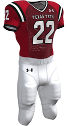 Under Armour Armourfuse Throwback Football Jersey - Texas Tech Red Raiders