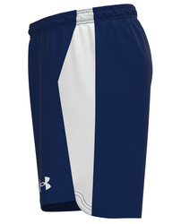 Side view of Under Armour Match 2.0 Soccer Short in Royal