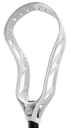 Maverik Lacrosse HAVOK Head angled view in White