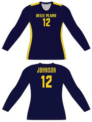 Custom Women's Ace Long Sleeve Volleyball Jersey