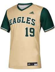 adidas Sublimated V-Neck Baseball Jersey, front