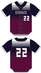 REGLETEK Custom Aline Full Button Baseball Jersey