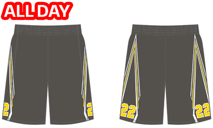 Alleson Men's Sublimated Single Ply Basketball Short