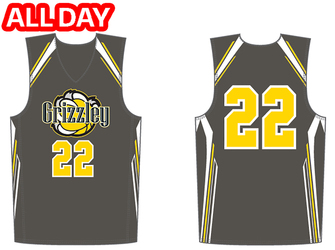 Alleson Youth Sublimated Single Ply Reversible Basketball Jersey