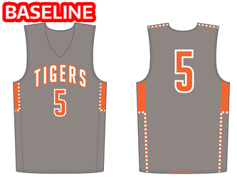 Alleson Youth Sublimated Single Ply Reversible Basketball Jersey