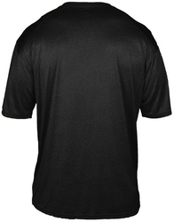 Badger Pro Heather Tee back view in Black