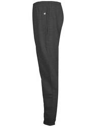 Badger Athletic Fleece Jogger Pant side view in Charcoal