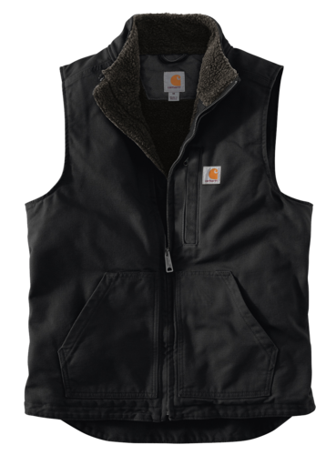 front view of Carhartt Sherpa Lined Mock Neck Vest