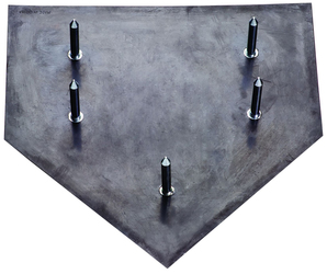 Underside of Schutt Spike Home Plate