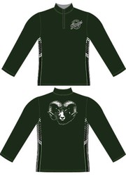 Custom FastBreak Long Sleeve 1/4 Zip Shooter Shirt