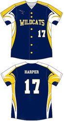 Women's Fielder Full Button Fastpitch Jersey