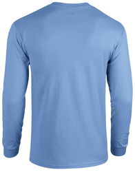 Back view of Gildan Heavy Cotton Long Sleeve T-Shirt