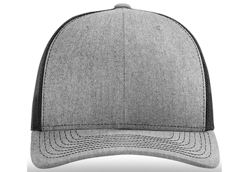 Richardson 112 Trucker Hat in Grey and Black