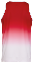 Back view of Alleson Ombre Track Singlet