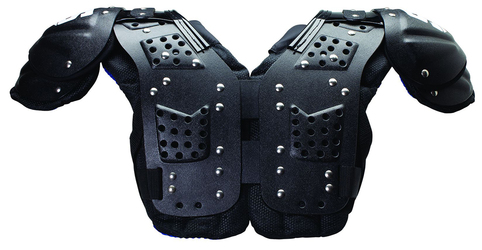 Back view of Schutt Youth Mid Flex 4.0 Youth Shoulder Pad