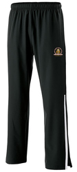 Holloway Weld Pant, Front view in black with design