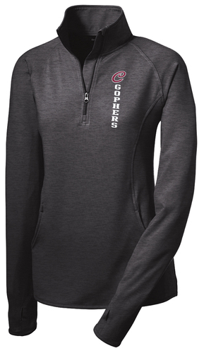 Sport-Tek Sport Ladies Wick Stretch 1/2 Zip Pullover