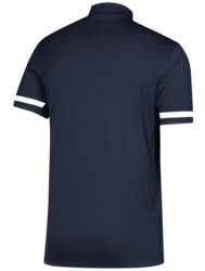 adidas Team 19 Short Sleeve 1/4 Zip back view in Navy