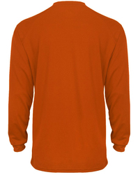 Badger B-Dry Core Long Sleeve Tee back view in Orange