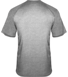 Badger Fitflex Performance Tee in Oxford, Back View