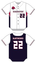 REGLETEK Custom Pepper Full Button Baseball Jersey