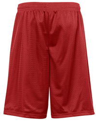 Badger 11&quot; Mesh Short in red, Back View