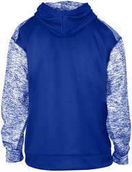 Badger Blend Sport Hood back view in Royal