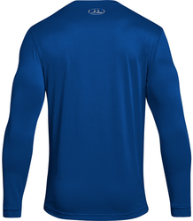 Back view of Royal Under Armour Long Sleeve Locker 2.0 Tee