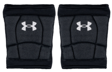 front view of Under Armour 3 volleyball knee pads