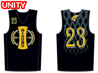 Alleson Youth Sublimated Single Ply Reversible Basketball Jersey