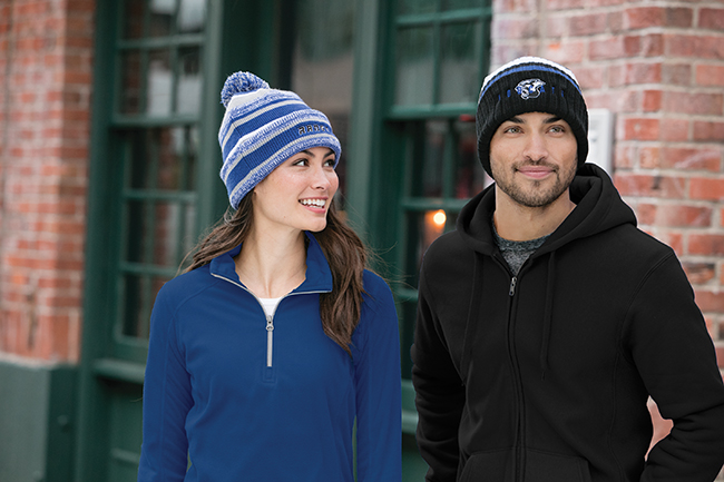 Read article titled Custom Knit Beanies