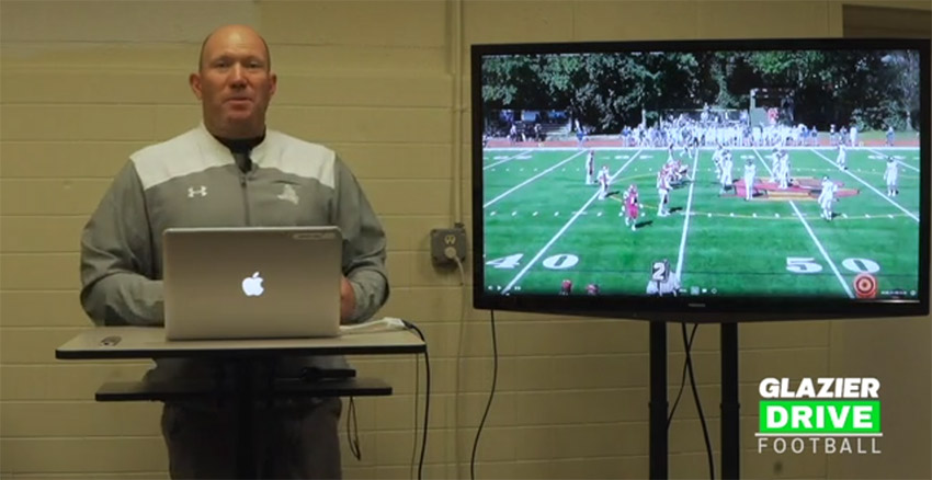 Coach Aaron Brady explains his 3-4 defense system